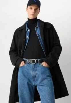 Hugo MAVER - Classic Coat - Black -Indicode Men Wear Shop ad1b3fdd62594a069978cf53b98d5f99