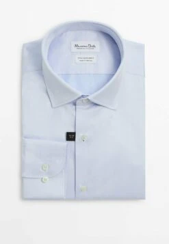 Massimo Dutti SLIM FIT GARMENT - Formal Shirt - Light Blue -Indicode Men Wear Shop ae3e8f699d6a46bcade7b2f22b9234bd
