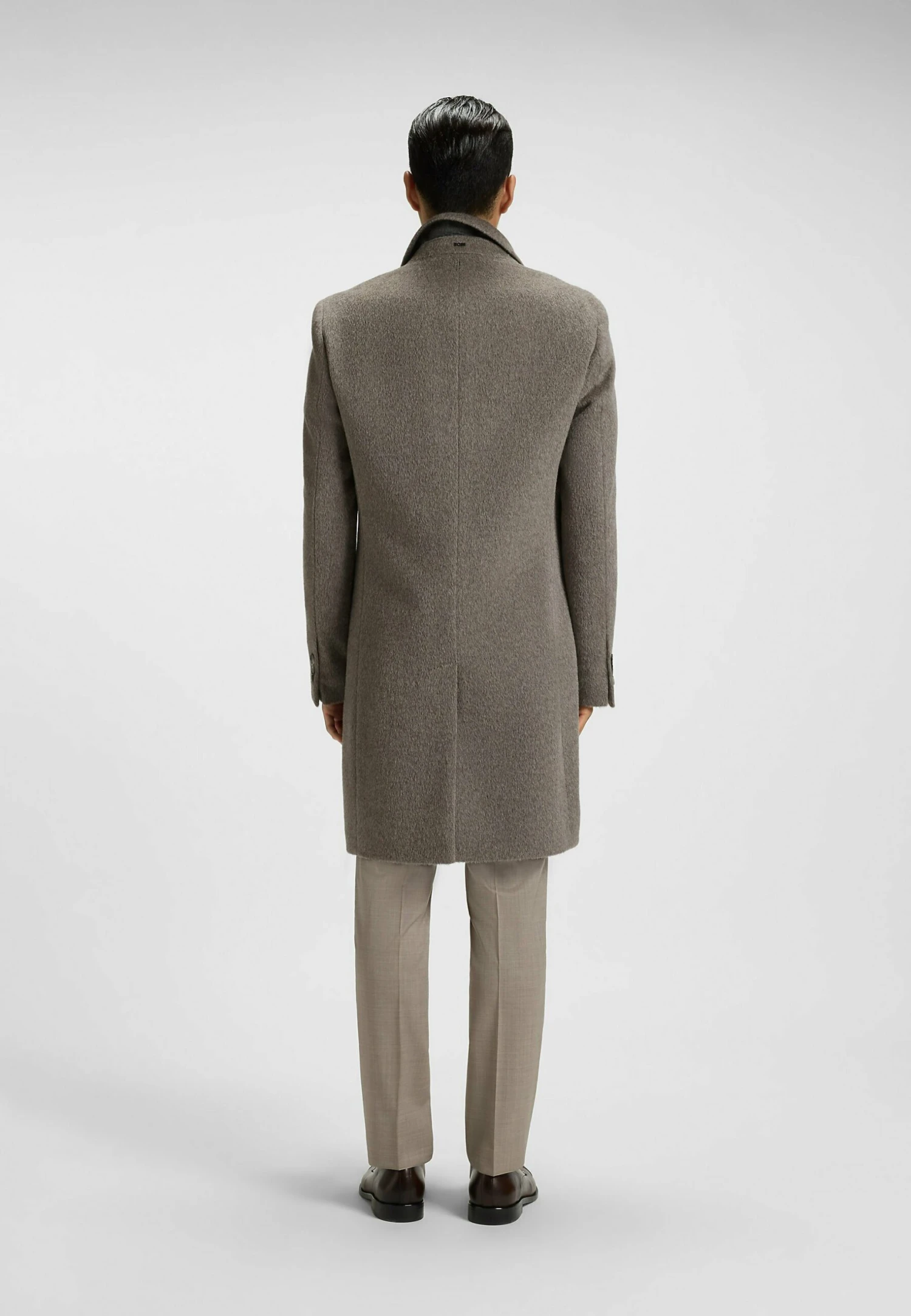 Boss Classic Coat - Khaki Two 3 Boss Classic Coat - Khaki Two - Image 3
