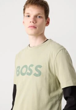 Boss THINKING - Print T-shirt - Open Green -Indicode Men Wear Shop b1d675f8136844b0aecb1b5342551878