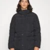Calvin Klein Crinkle Longlength - Winter Coat - Black