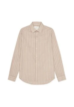 Les Deux KONRAD MELANGE STRIPED - Button-down Blouse - Duffel Bag Green -Indicode Men Wear Shop b7ee64843a3a48cf9a2e401cc14085cc