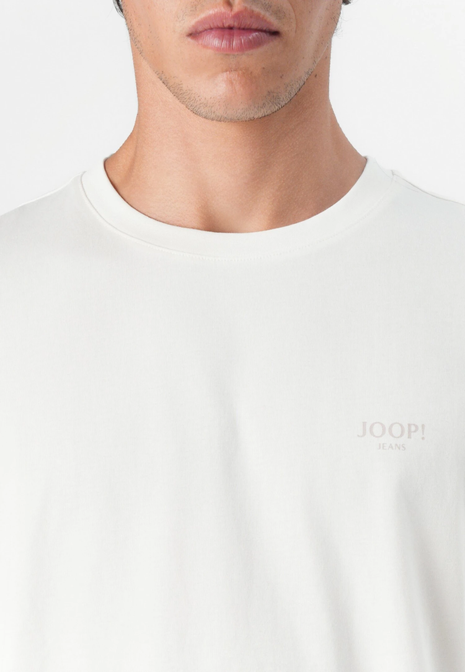 Joop Jeans ALPHIS - Basic T-shirt - Natural 6 Joop Jeans ALPHIS - Basic T-shirt - Natural - Image 6