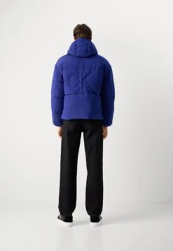Calvin Klein Jeans LOGO HOODED - Winter Jacket - Bellwether Blue -Indicode Men Wear Shop b8c16dd8738a4684b37383282481e928