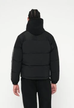 Kappa BANDA ONREL - Winter Jacket - Black/white -Indicode Men Wear Shop b8ef1bb7dfe94d18852a5d7ab8d77856