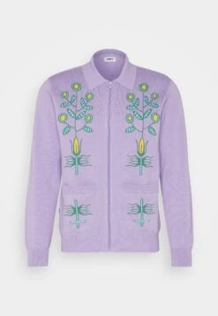 Obey Clothing Totem Zip Cardigan Unisex - Cardigan - Purple -Indicode Men Wear Shop b9901c9795174793a8969892f1a03da3