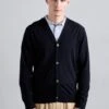 PAUL SMITH CARDIGAN BUTTON THRU - Cardigan - Blue