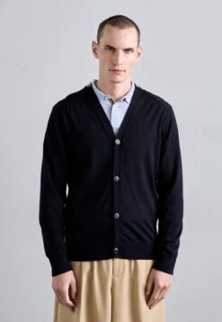 PAUL SMITH CARDIGAN BUTTON THRU - Cardigan - Blue