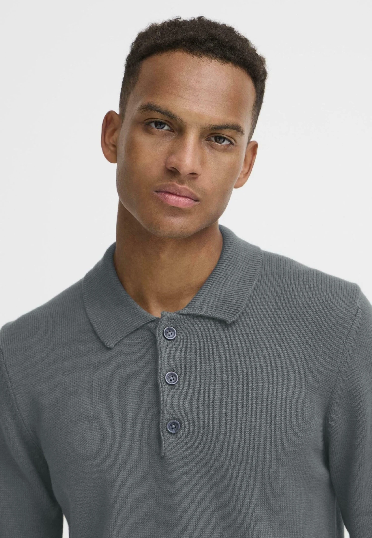 Blend BHDENO POLO - Jumper - Iron Gate 4 Blend BHDENO POLO - Jumper - Iron Gate - Image 4