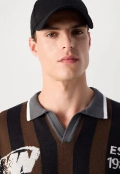 Mads Nørgaard FANCY LIAM FOOTBALL - Jumper - Black/demitasse -Indicode Men Wear Shop bb2040640c9f4310bf888b467f8c6fc0