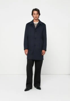 Boss CLARK - Classic Coat - Dark Blue