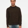 Selected Homme SLHARNE CREW NECK - Jumper - Demitasse