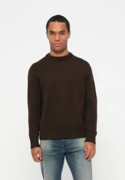 Selected Homme SLHARNE CREW NECK - Jumper - Demitasse