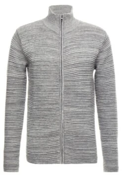 Solid SDSTRUAN - Cardigan - Grey Melange -Indicode Men Wear Shop bfb93ad3ac7b46b59905f8e42a4c9e61