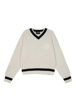 Pegador OAKLAKE - Jumper - Warm White/black -Indicode Men Wear Shop c32ed3615903456c81d0873b427b9f20