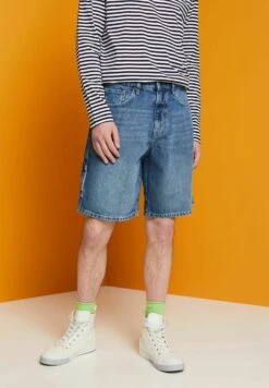Edc By Esprit Locker - Denim Shorts - Blue Medium Washed New -Indicode Men Wear Shop c4007cdbbfe74fce982b8e203a938d6b