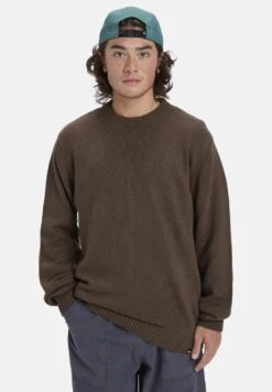 Quiksilver SALT WATER - Jumper - Mottled Dark Brown