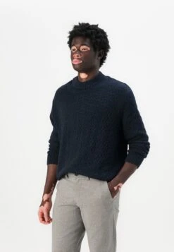 Selected Homme SLHPHILIP CREW NECK - Jumper - Sky Captain -Indicode Men Wear Shop c82b9be40d8443ffb2cba834bf22ddf4