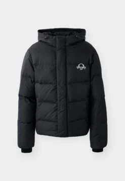 MOSCHINO LAUREL CROWN EMBLEM - Down Jacket - Multi Black -Indicode Men Wear Shop caa3f9d48d644f048b37f522321cf6fa