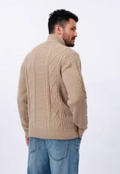 Pier One CABLE KNIT - Jumper - Coffee -Indicode Men Wear Shop cb33cf6245b64d1faed53522ddead5f6