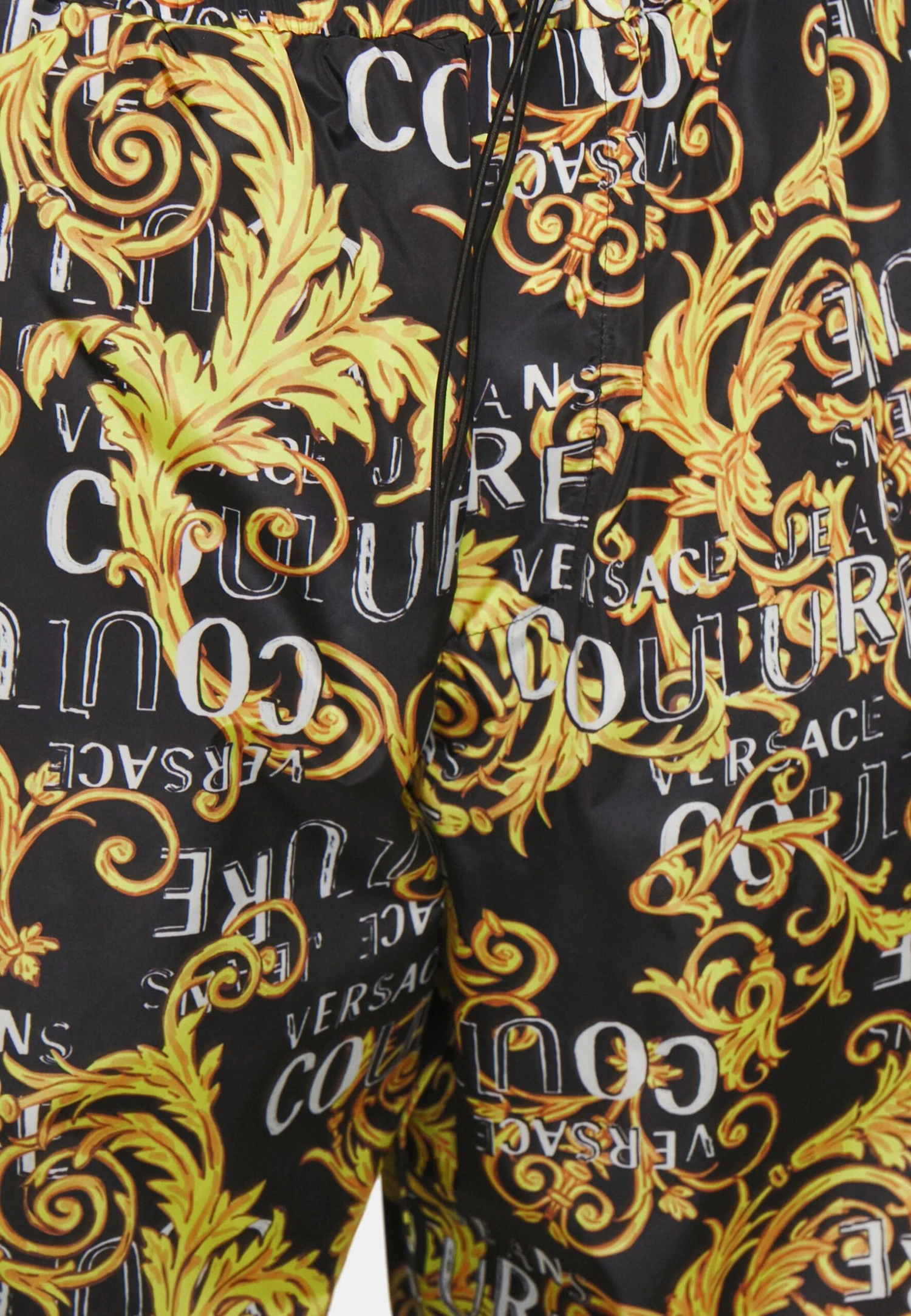 Print Logo- Trousers - Black/Gold 5 Print Logo- Trousers - Black/Gold - Image 5