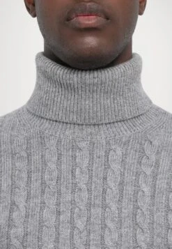 Tiger Of Sweden WILDE - Jumper - Light Grey Melange -Indicode Men Wear Shop cbdcbf4021784a47b8966ade8db4f9c5