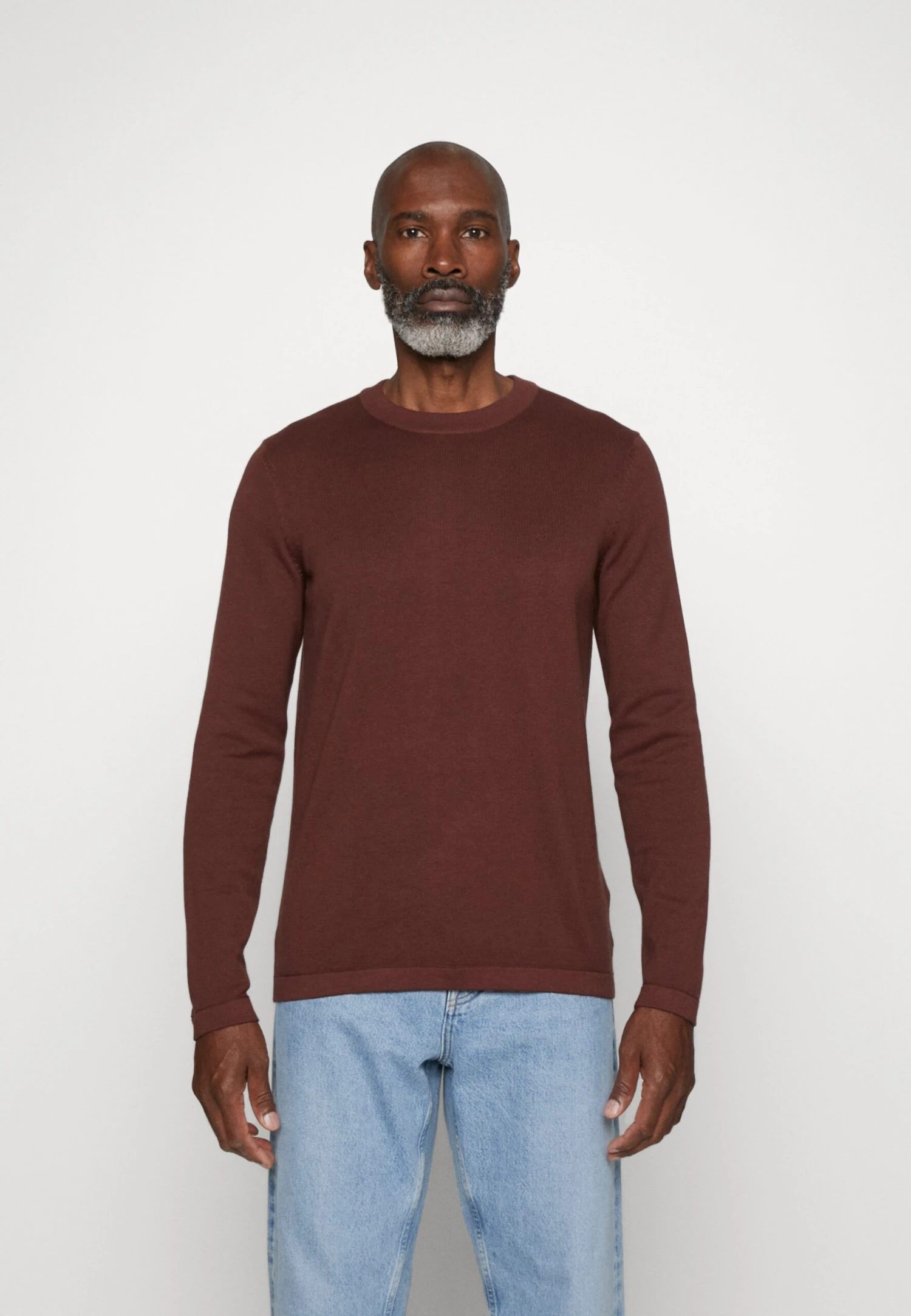 Marc O'Polo Pullover, Crew Neck - Jumper - Crimson Brown 3 Marc O'Polo Pullover, Crew Neck - Jumper - Crimson Brown - Image 3