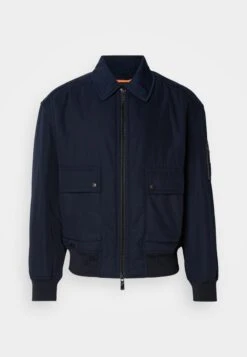 Boss OKING - Bomber Jacket - Dark Blue -Indicode Men Wear Shop ce7cd0b514fb493680476ed06ff4df8f