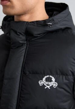 MOSCHINO LAUREL CROWN EMBLEM - Down Jacket - Multi Black -Indicode Men Wear Shop ce7e47760750462aa9ba9f9a7aabe168