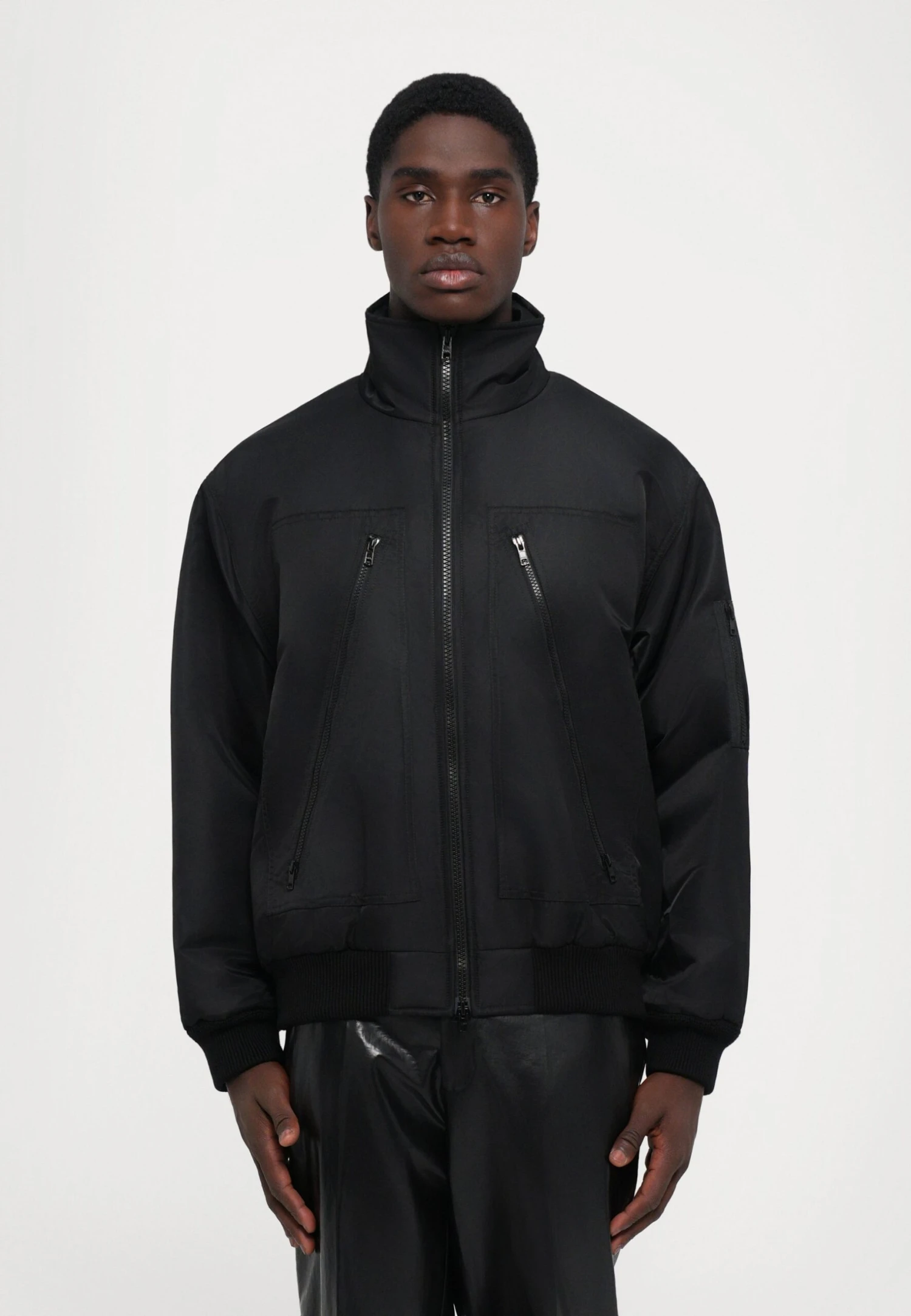 MM6 Maison Margiela SPORTS JACKET - Light Jacket - Black 1 MM6 Maison Margiela SPORTS JACKET - Light Jacket - Black