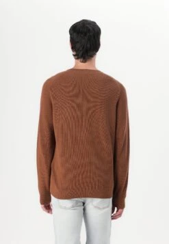 Boss ILLIAN - Jumper - Medium Brown -Indicode Men Wear Shop d0e085c3b76a427487586743456b7755