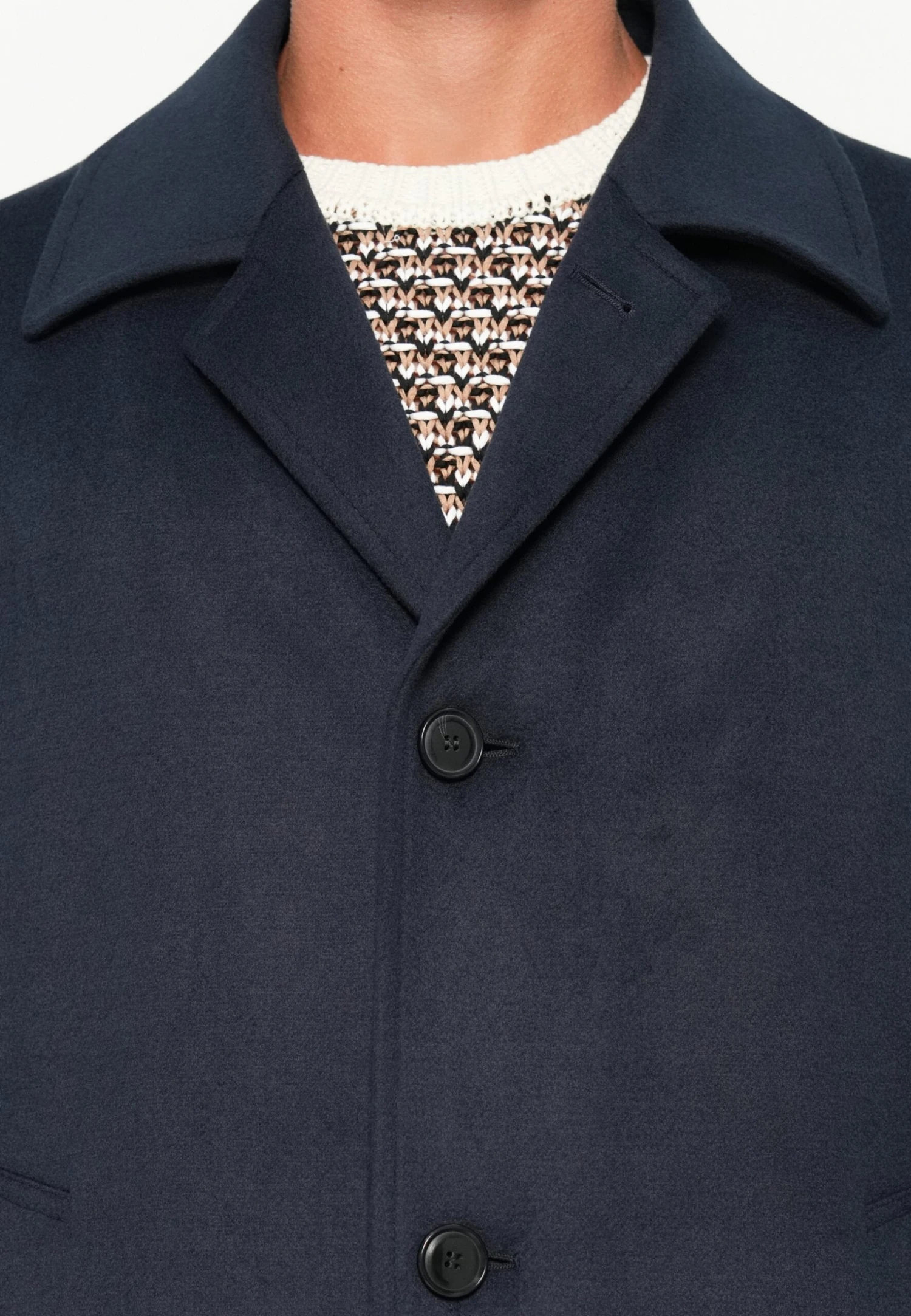 Boss CLARK - Classic Coat - Dark Blue 6 Boss CLARK - Classic Coat - Dark Blue - Image 6