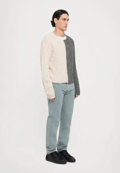 MOSCHINO MULTI BUTTONS - Cardigan - Multi Grey -Indicode Men Wear Shop d2a3144fcee94c3cb60b36b9c2774eda