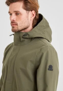 FLYNN - Waterproof Jacket - Moss Green -Indicode Men Wear Shop d2bbe45ae66b45ffb4b22ec6f82ad14c