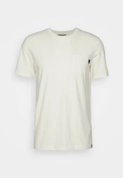 Scotch & Soda Dyed Pocket Tee - Basic T-Shirt - Off-White -Indicode Men Wear Shop d43b937de5fb416e98db36c4550081f2
