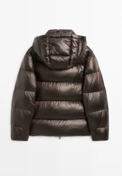 Massimo Dutti WATER-REPELLENT SATIN PUFFER - Down Coat - Dark Brown 25 Massimo Dutti WATER-REPELLENT SATIN PUFFER - Down Coat - Dark Brown -Indicode Men Wear Shop d52cd6eac1cf4b45b459072b500ba8a1