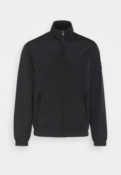 Calvin Klein Crinkle Blouson - Summer Jacket - Black -Indicode Men Wear Shop d5693ab9aa5549f8ab07aa92c856a832