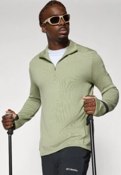 Icebreaker MEN ORIGINAL HALF ZIP - Jumper - Lichen -Indicode Men Wear Shop d73ed1cf92154531869c4c88be07ad61