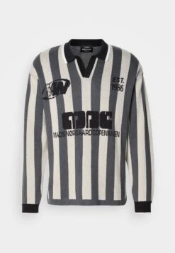 Mads Nørgaard FANCY LIAM FOOTBALL - Jumper - Black/demitasse -Indicode Men Wear Shop d83df13726474c88ba26b77d4f285f67