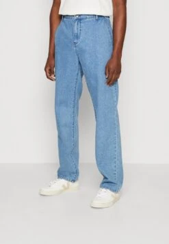 Kangol Brooklyn Pants Unisex - Relaxed Fit Jeans - Light Blue