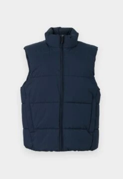 TOM TAILOR Denim PUFFER - Waistcoat - Sky Captain Blue -Indicode Men Wear Shop d97f57fe474747109dd7ae3cb8fbd651