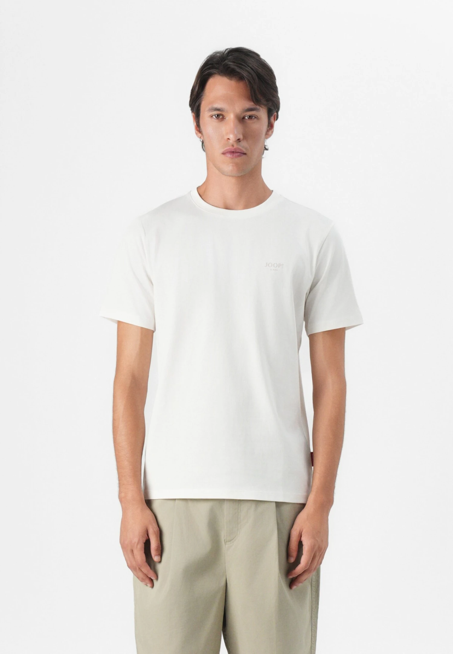 Joop Jeans ALPHIS - Basic T-shirt - Natural 1 Joop Jeans ALPHIS - Basic T-shirt - Natural