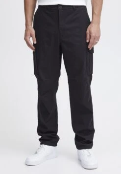 Solid SDJOE REGULAR FIT - Cargo Trousers - True Black