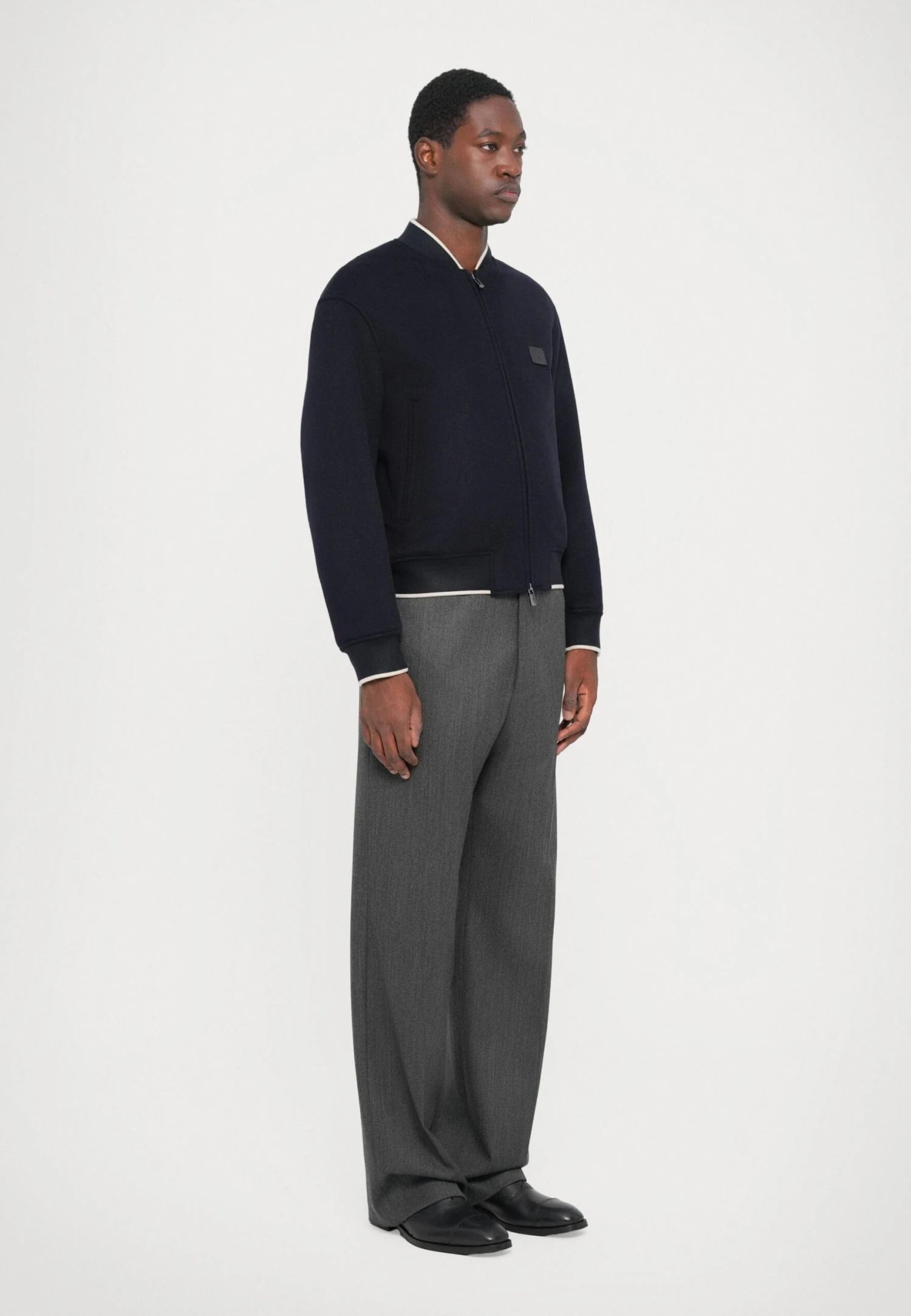 Emporio Armani BLOUSON JACKET - Light Jacket - Blu Navy 4 Emporio Armani BLOUSON JACKET - Light Jacket - Blu Navy - Image 4