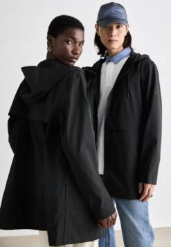 Rains SUVA LONG JACKET - Hardshell Jacket - Black -Indicode Men Wear Shop db72580ac4e042c4868079a5f4016a3a