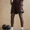 ADIDAS PERFORMANCE Sports Shorts - Shadow Brown