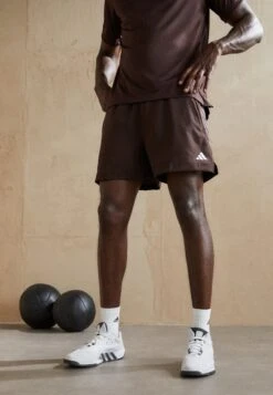 ADIDAS PERFORMANCE Sports Shorts - Shadow Brown