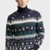 Redefined Rebel SANTA ROLLNECK REGULAR FIT - Jumper - Navy