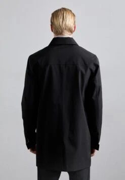 KIM - Short Coat - Black -Indicode Men Wear Shop dc14e5ae70cd40c9802fb0708ce9e60f