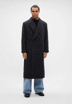 Hugo MANUS - Classic Coat - Black -Indicode Men Wear Shop dcdec45bcf1b4a978a67775f7a7f3c5c